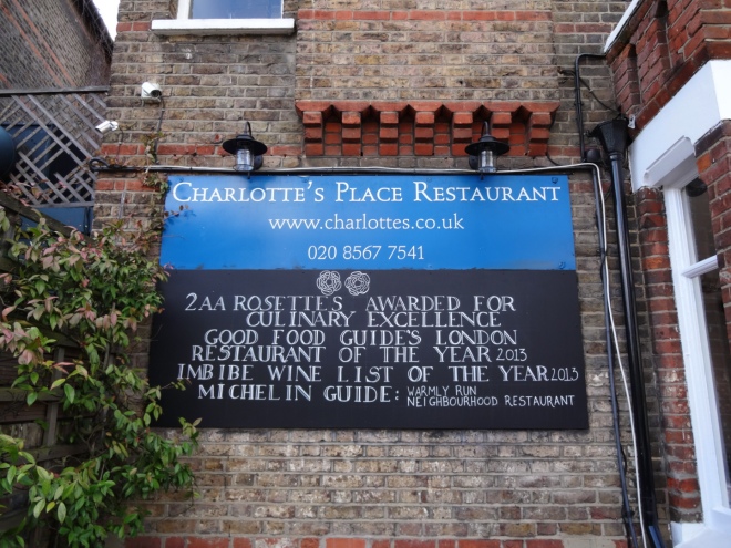 Comfortable setting, friendly welcome and exceptional seasonal ingredients at Charlotte's Place